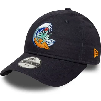 Cappellino curvo blu navy regolabile per bambino 9TWENTY Surf Crew di New Era