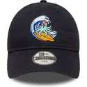 cappellino-curvo-blu-navy-regolabile-per-bambino-9twenty-surf-crew-di-new-era