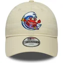 beige-justerbar-bojd-keps-for-barn-9twenty-surf-crew-fran-new-era