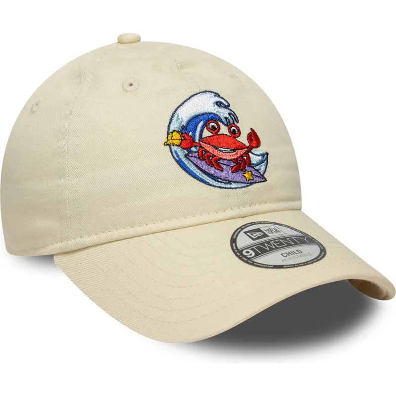 bezowa-regulowana-czapka-z-zakrzywionym-daszkiem-dla-dzieci-9twenty-surf-crew-marki-new-era