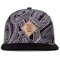 snapback-nero-a-visiera-piatta-ma-pattern-di-djinns