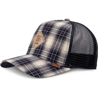 Djinns Check HFT Denim Wishy Blue Trucker Hat