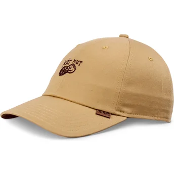 Djinns Curved Brim Dad Hat Nut Brown Adjustable Cap