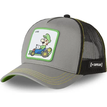 Cappellino trucker grigio Luigi LUI2 Super Mario Bros. di Capslab