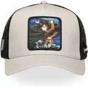 cappellino-trucker-grigio-e-nero-levi-ackerman-aot-lev-attack-on-titan-di-capslab
