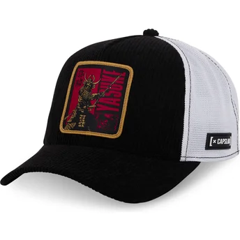 Trucker Cap schwarz und weiß Yasuke YAS2 Assassin's Creed von Capslab