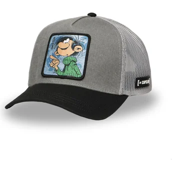 Gorra trucker grigia Gaston Lagaffe GAS di Capslab