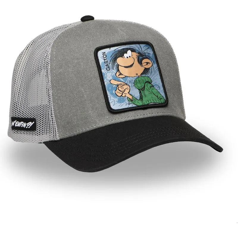 cappellino-trucker-grigio-gaston-lagaffe-gas-di-capslab
