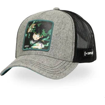 Gorra trucker grå Izuku Midoriya Deku MHA DEK My Hero Academia från Capslab