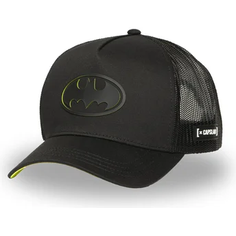 Schwarze Batman DC8 LOG DC Comics Trucker-Kappe von Capslab