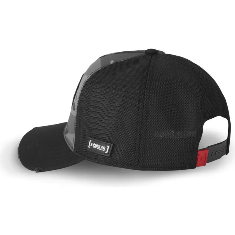 graue-trucker-cap-daffy-duck-loo11-daf-looney-tunes-von-capslab