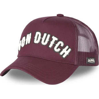 Von Dutch BUCKL B Maroon Trucker Hat