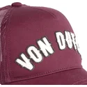 von-dutch-buckl-b-burgunderfarbene-trucker-kappe