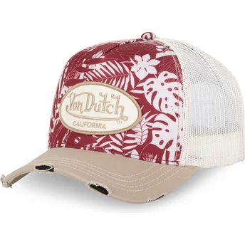 Cappellino trucker rosso PRINT03 di Von Dutch