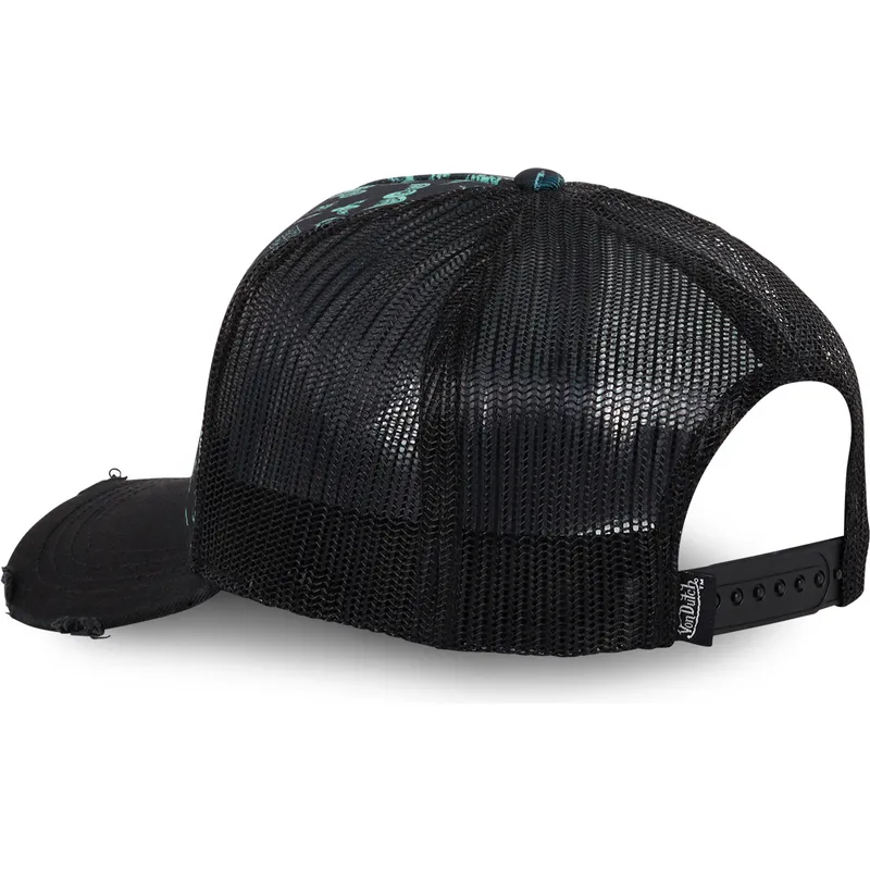 cappello-trucker-blu-print04-di-von-dutch