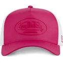 von-dutch-lyserod-og-hvid-trucker-kasket-fluo01