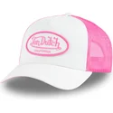 cappellino-trucker-bianco-e-rosa-fluo01-ct-di-von-dutch