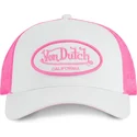 cappellino-trucker-bianco-e-rosa-fluo01-ct-di-von-dutch