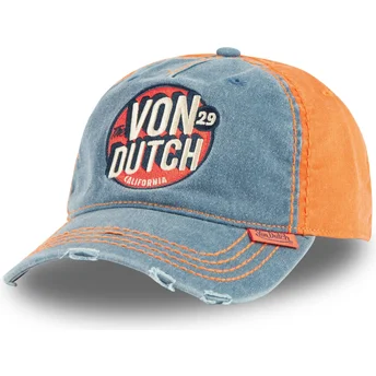 Mützen gebogen blau verstellbares band RETRO02 von Von Dutch