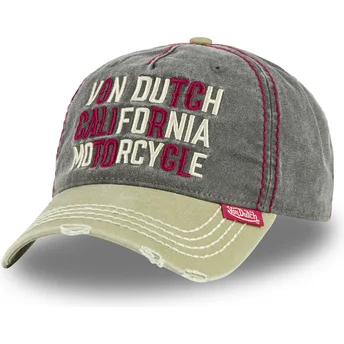 Cappellino curvo verde regolabile RETRO06 di Von Dutch