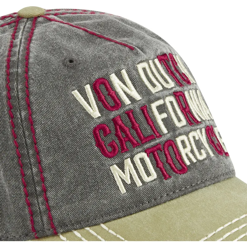 cappellino-visiera-curva-verde-regolabile-retro06-di-von-dutch