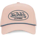 cappellino-rosa-con-visiera-curva-regolabile-cord03-di-von-dutch