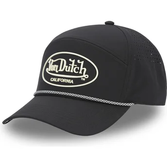 Cappellino visiera curva nero regolabile CORD04 di Von Dutch