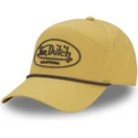 von-dutch-curved-brim-cord05-yellow-adjustable-cap