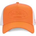 von-dutch-fluo04-orange-and-white-trucker-hat
