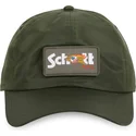 von-dutch-x-schott-nyc-curved-brim-jet-k-green-adjustable-cap
