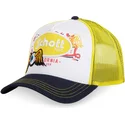 gorra-trucker-hvid-gul-og-sort-patch-fra-von-dutch-x-schott-nyc