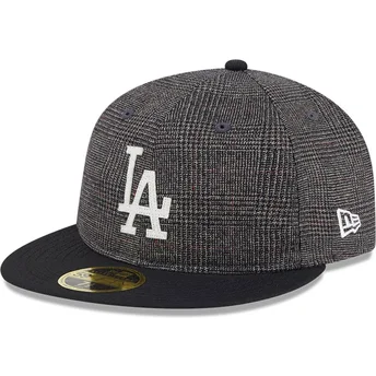 New Era Flat Brim 59FIFTY Day Retro Crown Los Angeles Dodgers MLB Black Fitted Cap
