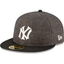 cappello-piatto-nero-aderente-59fifty-day-retro-crown-dei-new-york-yankees-mlb-di-new-era