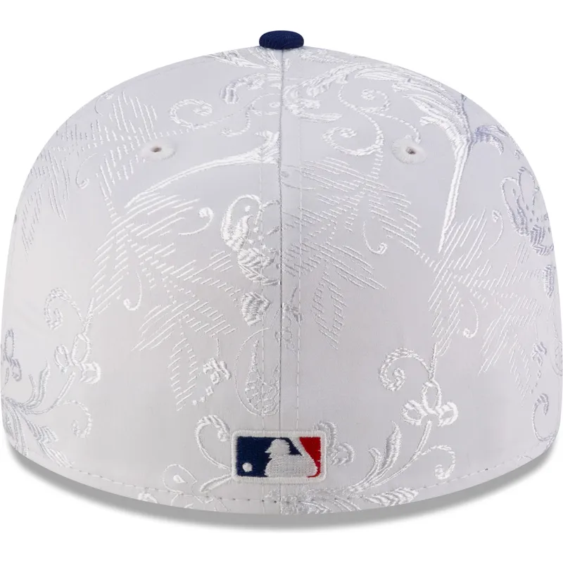 cappello-piatto-bianco-e-blu-regolabile-59fifty-day-low-profile-dei-los-angeles-dodgers-mlb-di-new-era