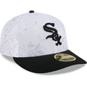 new-era-59fifty-day-low-profile-chicago-white-sox-mlb-weisse-und-schwarze-flat-cap