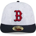 cappello-piatto-blu-navy-e-bianco-regolabile-59fifty-day-low-profile-dei-boston-red-sox-mlb-di-new-era
