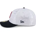 cappellino-blu-navy-e-bianco-aderente-59fifty-day-low-profile-dei-boston-red-sox-mlb-di-new-era