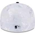 cappello-piatto-blu-marino-e-bianco-regolato-59fifty-day-low-profile-di-new-york-yankees-mlb-di-new-era