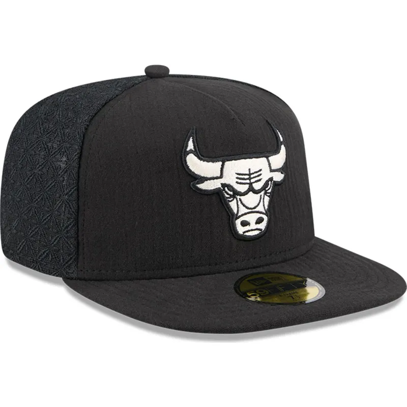 czarna-plaska-czapka-dopasowana-59fifty-day-a-frame-chicago-bulls-nba-od-new-era