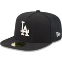 los-angeles-dodgers-mlb-59fifty-day-a-frame-schwarze-flat-cap-von-new-era