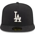 los-angeles-dodgers-mlb-59fifty-day-a-frame-schwarze-flat-cap-von-new-era