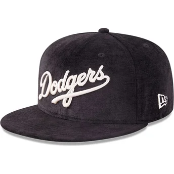 Cappello piatto nero aderente 59FIFTY Day dei Los Angeles Dodgers MLB di New Era