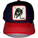 cappellino-trucker-blu-marino-e-rosso-toro-raging-bull-fab-farm-di-goorin-bros