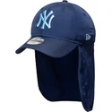 cappellino-curvo-snapback-blu-per-bambino-con-logo-blu-9forty-sun-shield-dei-new-york-yankees-mlb-di-new-era