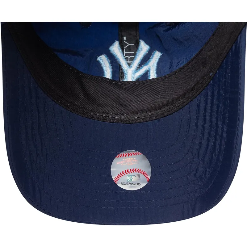 cappellino-curvo-blu-snapback-per-bambino-con-logo-blu-9forty-sun-shield-dei-new-york-yankees-mlb-di-new-era
