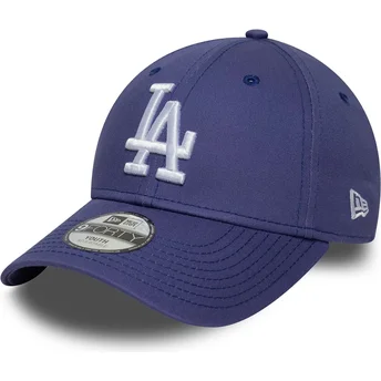 Justerbar lilla buet kasket til drenge 9FORTY League Essential Los Angeles Dodgers MLB fra New Era