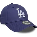 justerbar-lilla-buet-kasket-til-drenge-9forty-league-essential-los-angeles-dodgers-mlb-fra-new-era
