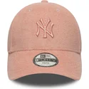 cappellino-curvo-rosa-regolabile-per-bambino-9forty-towelling-dei-new-york-yankees-mlb-di-new-era