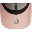 gebogene-rosa-verstellbare-kappe-fur-kinder-9forty-towelling-der-new-york-yankees-mlb-von-new-era