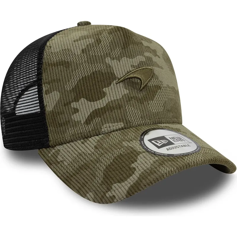 cappellino-trucker-camouflage-a-frame-cord-di-mclaren-racing-formula-1-di-new-era